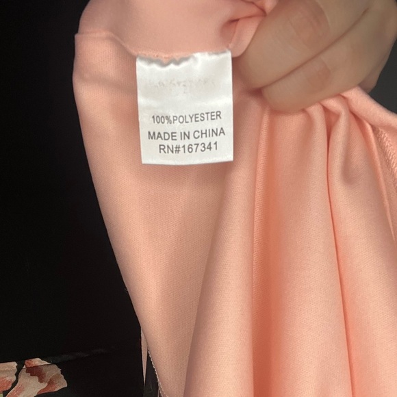 Hello Molly light pink embellished spaghetti strapped lined‎ mini dress size 6 - Picture 4 of 7